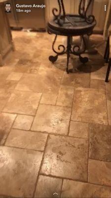 Versailles pattern travertine flooring