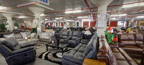 Our showroom is HUGE! Come in and check it out!