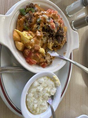 Southwestern Bowl and grits