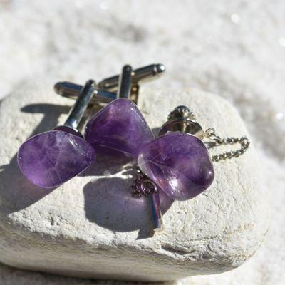 Tumbled Stone Men's Jewelry