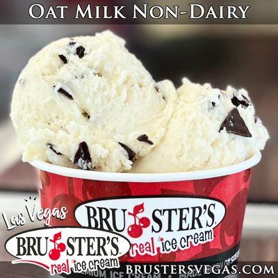 Our delicious, non-dairy Coconut Chip ice cream made with our vegan Oat Milk.  Exclusively at Bruster's.