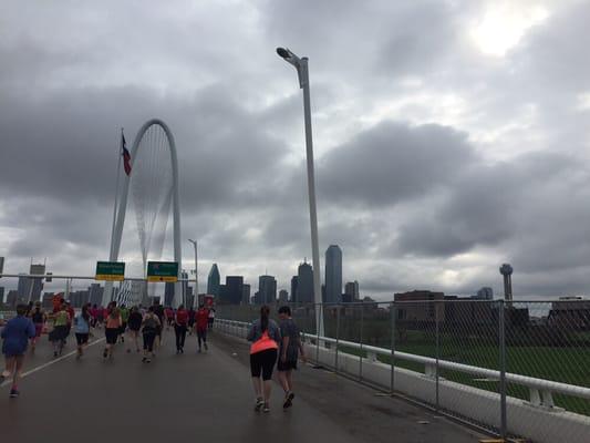 Downtown view on the Continental Ave Bridge