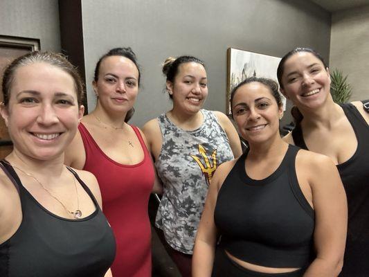 Post yoga selfie with the girls