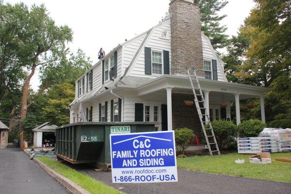 Roof replacement Bucks County