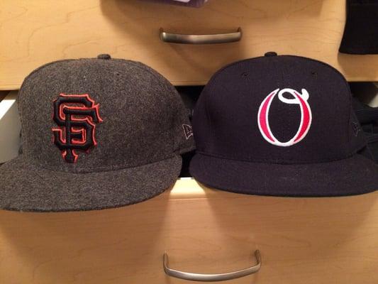 Picked up a new Giants cap and old school Oaks cap.