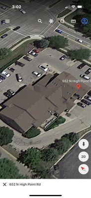 Google Earth screenshot of address.