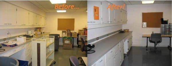 Office Makeover - Before & After