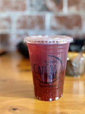 Check in on Yelp for a free Hibiscus Cooler! | @allthenummies