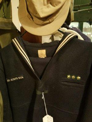 The front of the Sea Scouts uniform