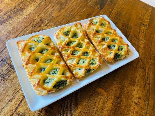 Spinach and feta danish