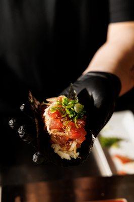 Hawaiian Poke Hand Roll