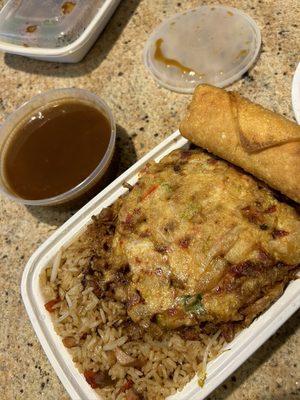 Pork Egg Foo Young Combo