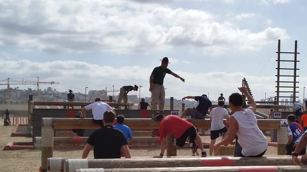 The Drill Instructors offering encouragement!