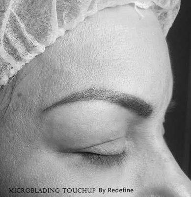 Microblading for eyebrows