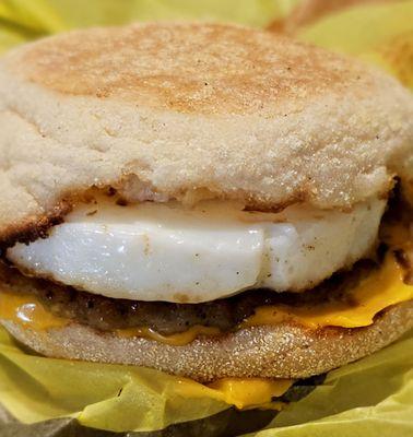 Sausage Mcmuffin with Egg