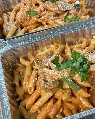 Penne Alla Vodka Italian Sausage