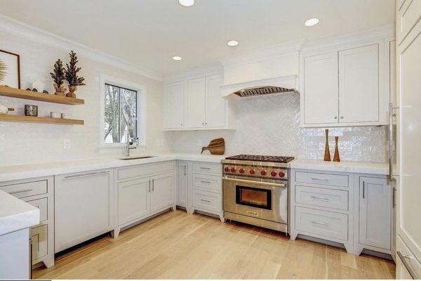 White Quartzite countertops