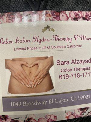 Colonic hydrotherapy!!! I feel good !!! Must done at least twice a year cleansing n detoxing ur system