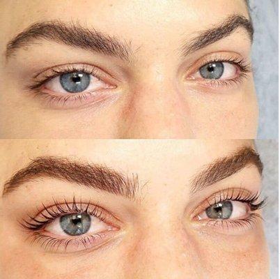 Look at the difference lash lift provide! Give it a try - maybe you don't even need lash extension!