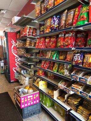 Takis and other stuff in the back of store