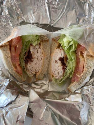 Turkey B.L.T Sandwich