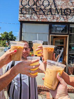 Iced drinks with friends - lifewithhanny