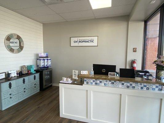 Front desk chiropractic office