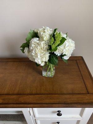 Absolutely beautiful White Hydrangeas