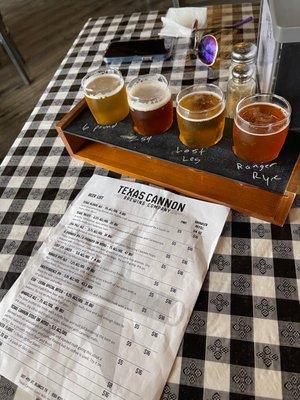 Beer flight