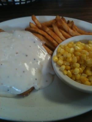 Chicken fried steak meal