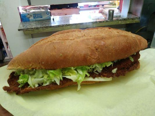 Torta milanesa de res