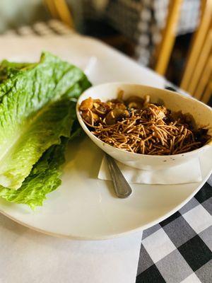 Thai lettuce wraps (not my fave)