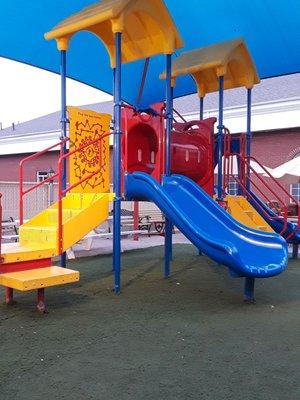 Great playground for the kids.  The Church just redid the turf, so it's even nicer.