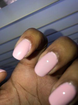 poor quality gel manicure for $35