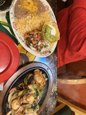 Shrimp fajita