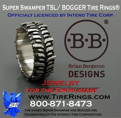 Swamper Bogger Tire Ring by Brian Bergeron Designs