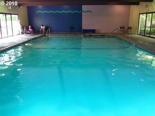 indoor pool at American Plaza Towers