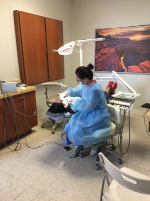 Our beautiful Hygienist Mina :) she go girl...