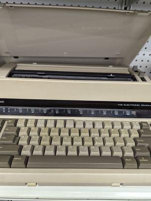 I would have purchased this $3 type writer if I thought I could find a new ribbon