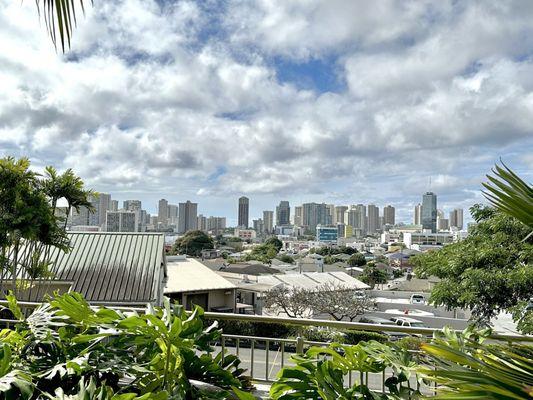 View towards Waikiki.