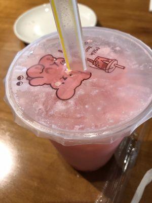 Yellow Curry Strawberry Milk Tea