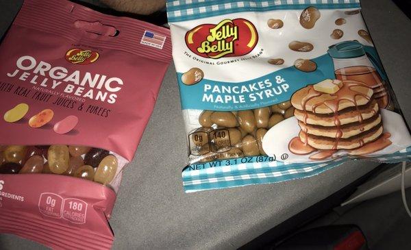 Pancake & maple syrup and Beer Jelly Bellys