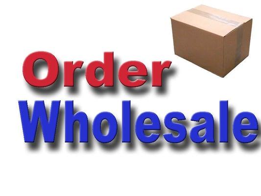 We provide retail and WHOLESALE ORDERS