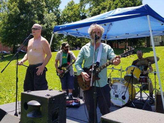 The PLIBmen at Clark Park Music & Arts Festival.