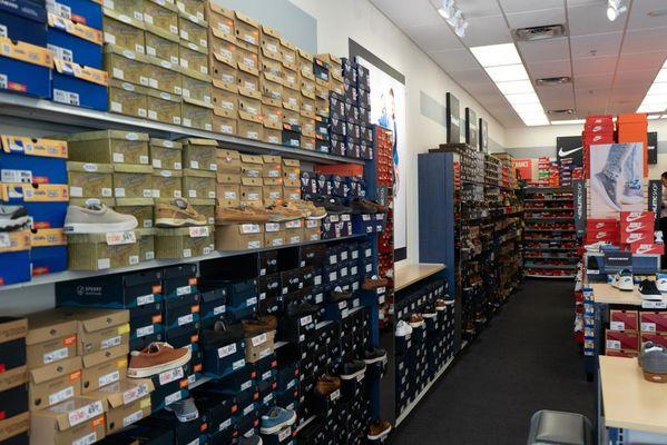 Dress Shoe Section of Store