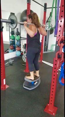 Squats on Strong Board