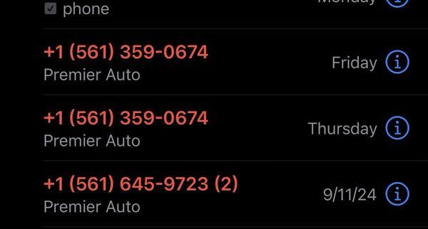 Nonstop calling for junky cars they can't sell.