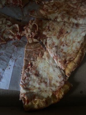 21 dollars for this.  I'm disappointed with Rosie's pizza  the pizza is so so thin .