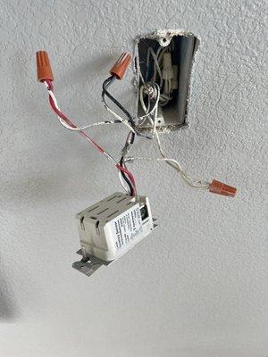 Motion sensor switch