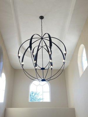 Entry chandelier